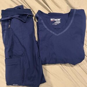 Grey's Anatomy Navy Scrub Set